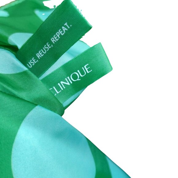 Clinique x Kate Spade Tote Bag Green Polka Dots - Picture 4 of 5